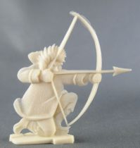 Figurine Publicitaire Heudebert - Le Grand Nord - N°4 Esquimau tireur à l\'arc