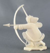 Figurine Publicitaire Heudebert - Le Grand Nord - N°4 Esquimau tireur à l\'arc
