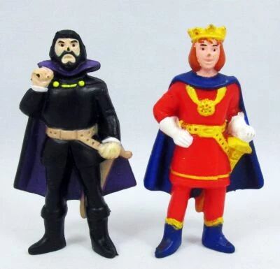 Figurine Publicitaire LU - Figurine PVC 1994 - Prince Noir et Prince de LU