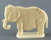 Figurine Publicitaire Marque Inconnue - Animaux Sauvages - El&eacute;phant - Fermi&egrave;re avec Seaux