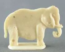 Figurine Publicitaire Marque Inconnue - Animaux Sauvages - El&eacute;phant - Fermi&egrave;re avec Seaux