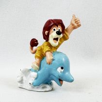 Figurine Publicitaire Motta (Glaces) - Max chevauche un dauphin