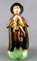 Figurine Publicitaire Nestlé - Santons de Provence Plastique 35mm Echelle O - Berger avec Houppelande
