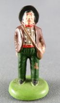 Figurine Publicitaire Nestlé - Santons de Provence Plastique 35mm Echelle O - Berger avec Sac