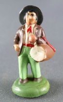 Figurine Publicitaire Nestlé - Santons de Provence Plastique 35mm Echelle O - Tambourinaire