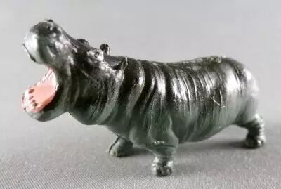 Figurine Publicitaire Prior (Biscottes) - Animaux Sauvages 1�re S�rie - Hippopotame Bouche Ouverte