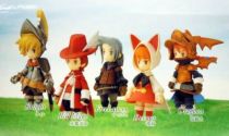 Final Fantasy III - Trading Arts Set of 5 Mini-Figures - Sqex Toys