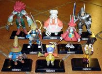 Final Fantasy IX - Compete set of 8 Bandai figures