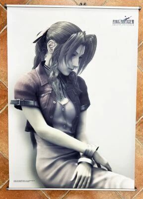 Final Fantasy VII Advent Children - Original Wall Scroll - Aerith Gainsborough (Square Enix Co. 2005)