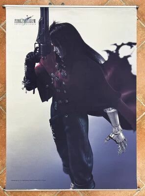 Final Fantasy VII Advent Children - Original Wall Scroll - Vincent Valentine (Square Enix Co. 2005)