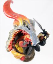 Final Fantasy VIII - Squall Leonhart & Bahamut - Cold-cast resin statue Kotobukiya Sqaure 1999