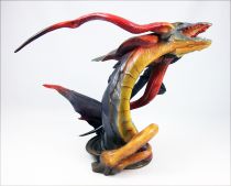 Final Fantasy VIII - Squall Leonhart & Bahamut - Cold-cast resin statue Kotobukiya Sqaure 1999