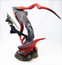 Final Fantasy VIII - Squall Leonhart & Bahamut - Cold-cast resin statue Kotobukiya Sqaure 1999