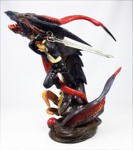 Final Fantasy VIII - Squall Leonhart & Bahamut - Cold-cast resin statue Kotobukiya Sqaure 1999