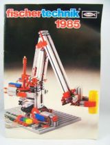 Fischertechnik - Catalogue Revendeur 1985