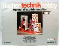 Fischertechnik - Manuel d\'Expérimentation Hobby 4 Volume 1