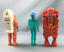 Fisher-Price - Adventure People - Alpha Pilot, X-Ray Woman & Opticon (loose)