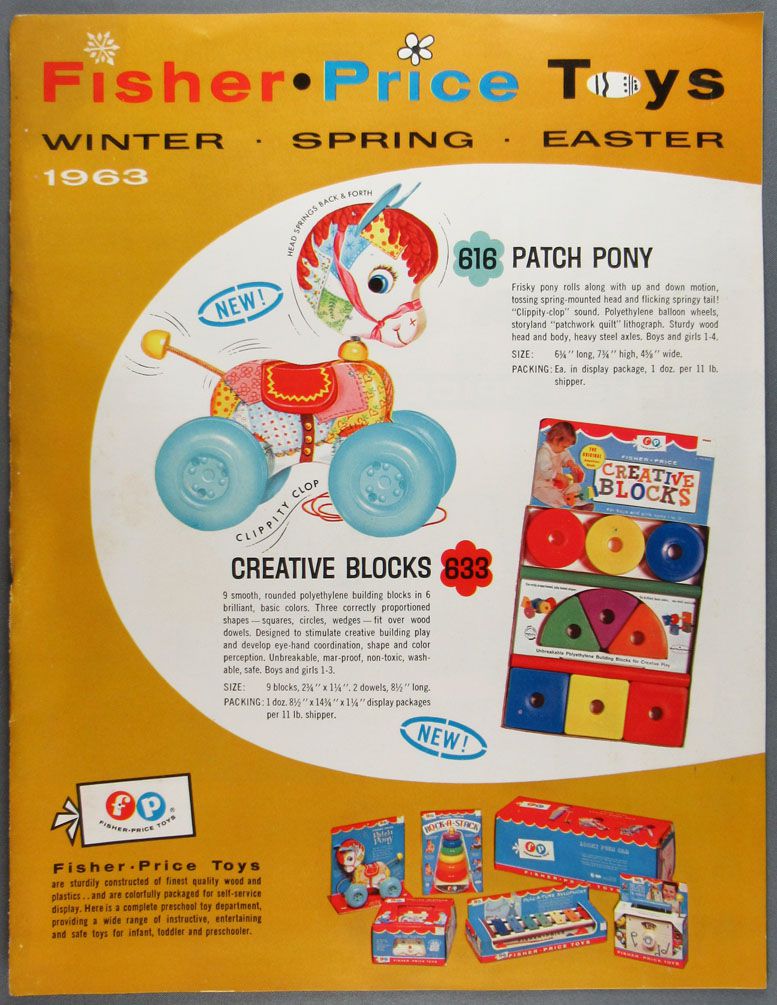 Fisher 1963 Toys Catalog