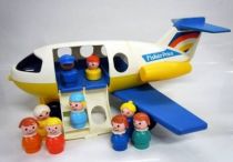 Fisher-Price 1980 - Little People - L\'avion et ses passagers