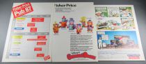 Fisher-Price Pochette 2 Catalogues Bon Commande Fiches Pub 1987