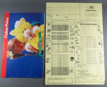 Fisher-Price Pochette 2 Catalogues Bon Commande Fiches Pub 1987