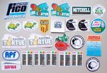 Fishing - 25 Vintage Stickers