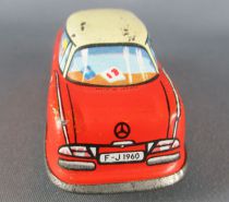 FJ (France Jouets) FJ 1960 Mercedes Orange Voiture Mécanique pour Circuit Traffic-Control