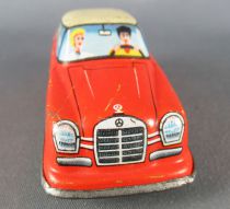 FJ (France Jouets) FJ 1960 Mercedes Orange Voiture Mécanique pour Circuit Traffic-Control