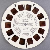 Flap et la Neige- 3 x View-Master Discs Set Loose Ref. BD 177-F