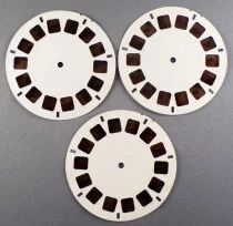 Flap et la Neige- 3 x View-Master Discs Set Loose Ref. BD 177-F