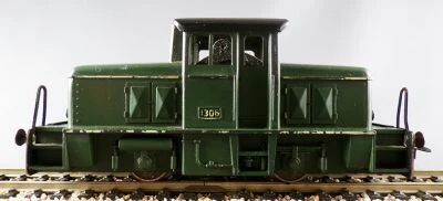 Fleischmann 1306 Ho Diesel Loco 0-4-0 020 1301 Green no Box
