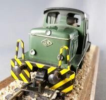 Fleischmann 1306 Ho Diesel Loco 0-4-0 020 1301 Green no Box