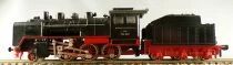Fleischmann 1350 Ho Db Loco Vapeur Type 130 BR-24 24001 Noir Eclairage sans Boite