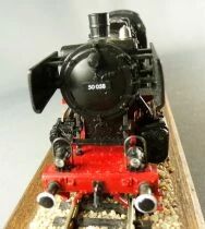 Fleischmann 1363 Ho Db Loco Vapeur Type 150 BR-50 50 058 Noir Eclairage sans Boite