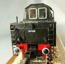 Fleischmann 1363 Ho Db Loco Vapeur Type 150 BR-50 50 058 Noir Eclairage sans Boite