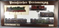 Fleischmann 1890 Coffret Train Prussien Loco Vapeur BR78 T18 3 Voitures 1 Fourgon Neuf Boite