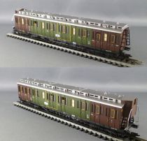 Fleischmann 1890 Coffret Train Prussien Loco Vapeur BR78 T18 3 Voitures 1 Fourgon Neuf Boite