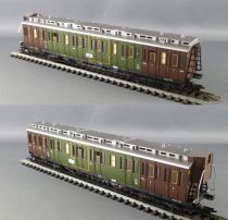 Fleischmann 1890 Prussian Train Steam Loco BR78 T18 3 Cars 1 Fourgon Mint in box