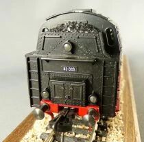 Fleischmann 4029 Ho Db Loco Vapeur Type 030 BR-80 80005 Noir Eclairage sans Boite