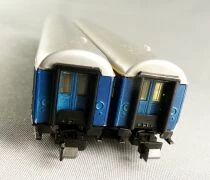 Fleischmann 8110 Ech N Db 2 Voitures 1&deg; Cl Av&uuml;mz 111 61 80 19-70 008-6 Bleue Neuve Boite