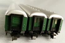 Fleischmann 8111 x 2 8100 Ech N Db 3 Voitures Epoque IV Neuve Boite