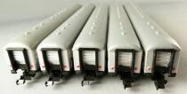 Fleischmann 8120 8121 x 2 8122 x 2 Ech N Db Rame 5 Voitures TER Silberling Neuve Boite