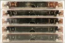 Fleischmann 8120 8121 x 2 8122 x 2 N Scale DB Silberling Train Set 5 x Coach Mint in Box