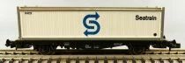 Fleischmann 8240 Ech N Db Wagon Porte Conteneur Seatrain 2 Essieux Lbs (BTmms) 21 80 411 7 882-1 Neuf Boite