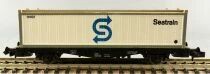 Fleischmann 8240 N Scale Db White Seatrain Container Wagon 2 Axles Lbs (BTmms) 21 80 411 7 882-1 Mint in Box