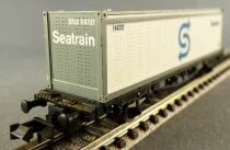 Fleischmann 8240 N Scale Db White Seatrain Container Wagon 2 Axles Lbs (BTmms) 21 80 411 7 882-1 Mint in Box