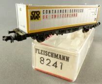 Fleischmann 8241 N Scale Db Container ́Service Uk Switzerland Wagon 2 Axles Lbs (BTmms) 21 80 411 7 882-1 Mint in Box