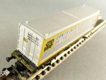 Fleischmann 8241 N Scale Db Container ́Service Uk Switzerland Wagon 2 Axles Lbs (BTmms) 21 80 411 7 882-1 Mint in Box