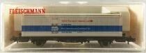 Fleischmann 8242 N Scale Db Container ́World Transport Agency Ltd Wagon 2 Axles Lbs (BTmms) 21 80 411 7 882-1 Mint in Box