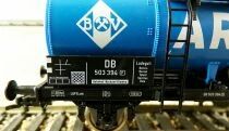 Fleischmann 825430 Ho Db Shell + Aral Tank Wagons 2 Axles Era III Mint in Box